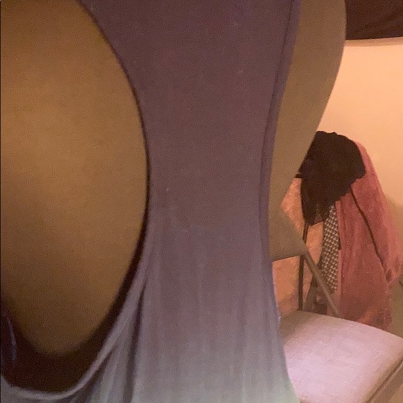 Ombré Blue turquoise asymmetrical tunic! - Picture 4 of 6